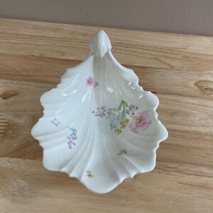 Vintage Mikasa Gentle Breeze B2007 Leaf Candy Dish Larry Laslo Design
